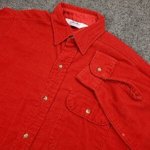 Vintage Five Brother Dakota Corduroy Shirt Medium Button Up Western Flannel USA